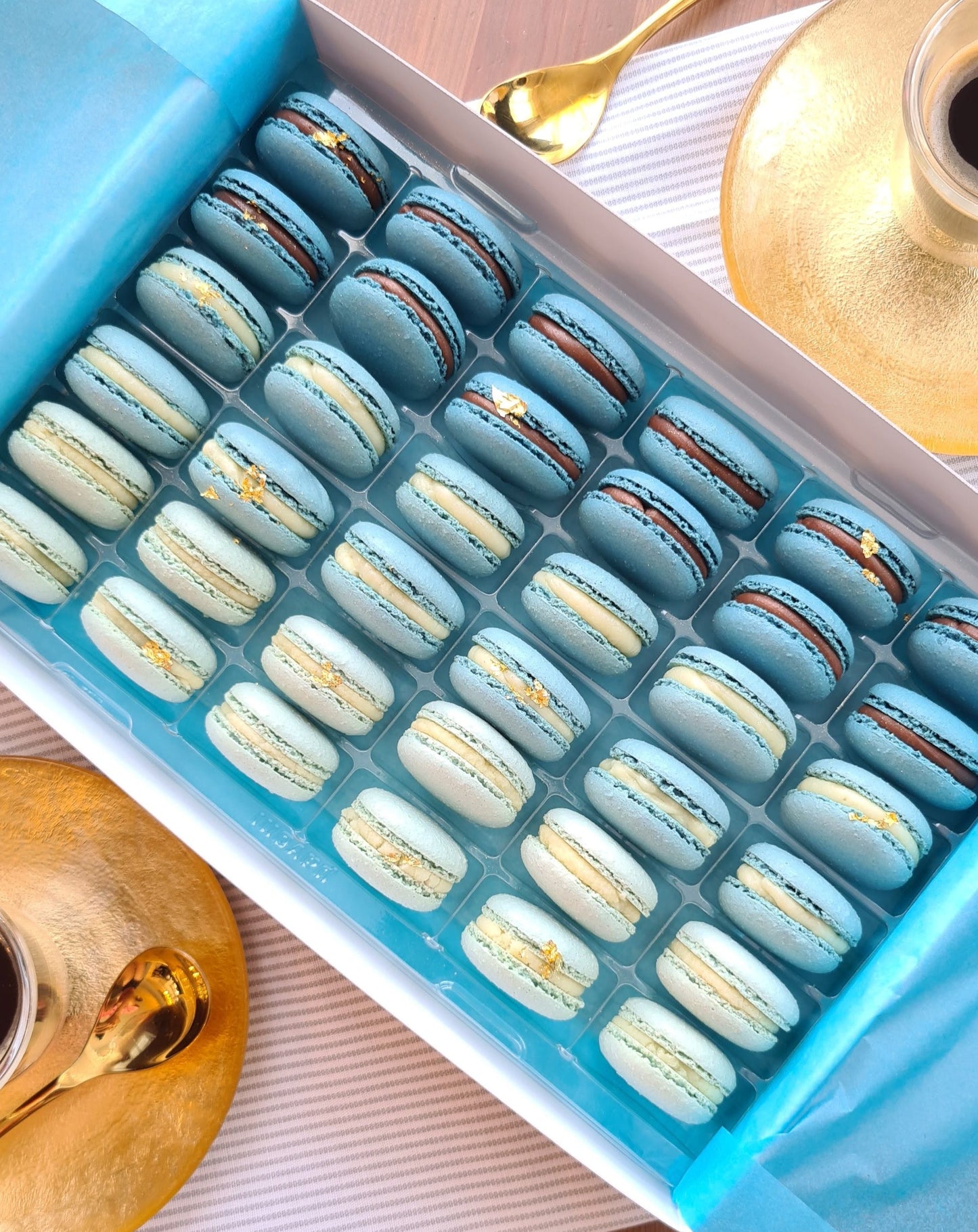 Box Macarons Bleu - It's a Boy