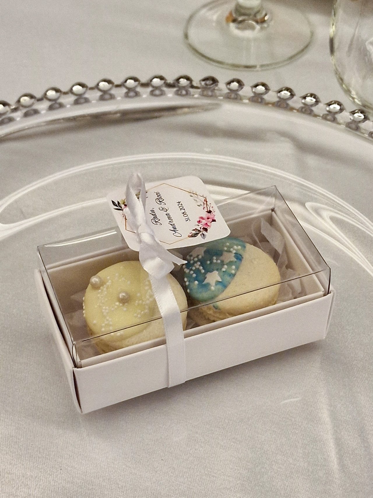 Macarons Mărturii Nuntă/Botez