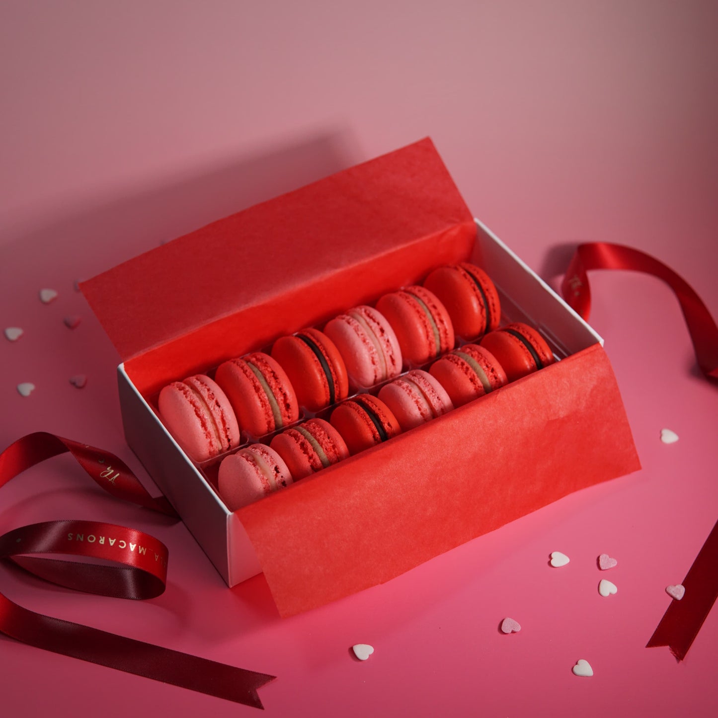 Box Macarons Love