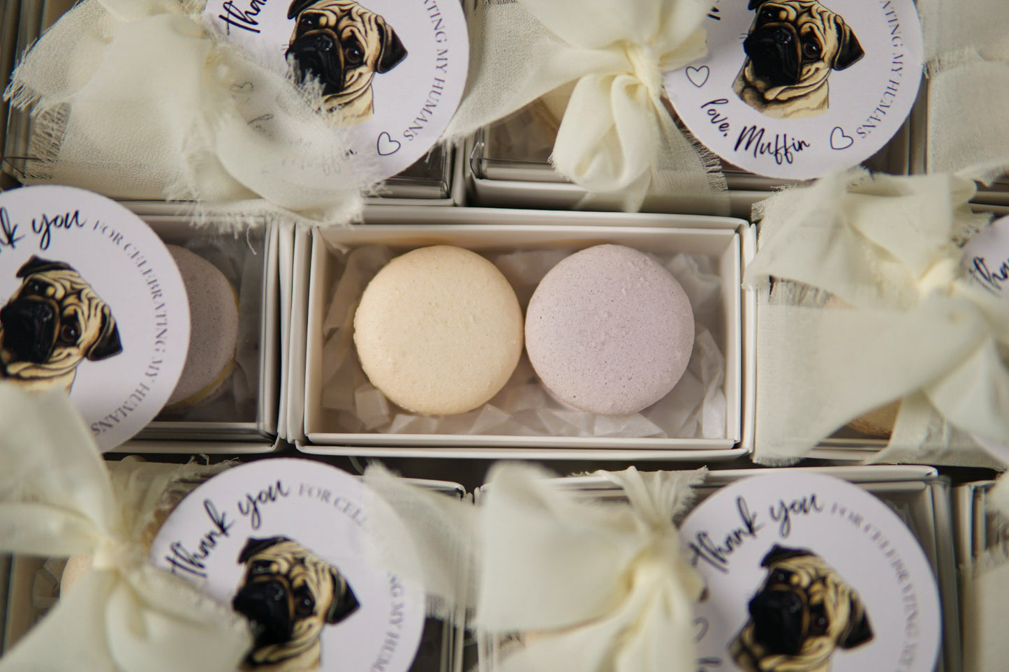 Macarons Mărturii Nuntă/Botez