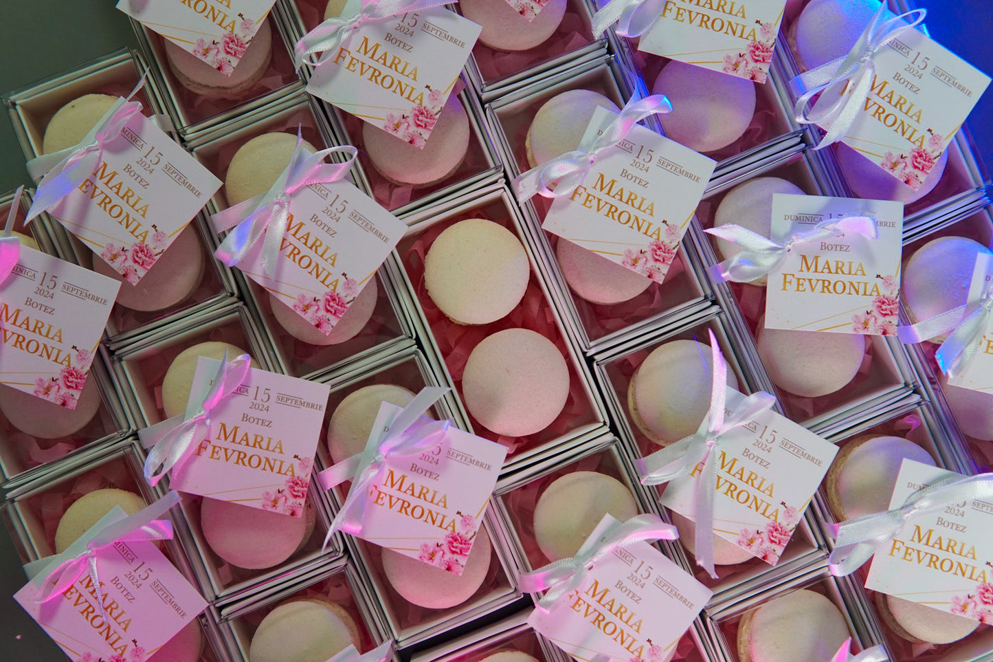 Macarons Mărturii Nuntă/Botez