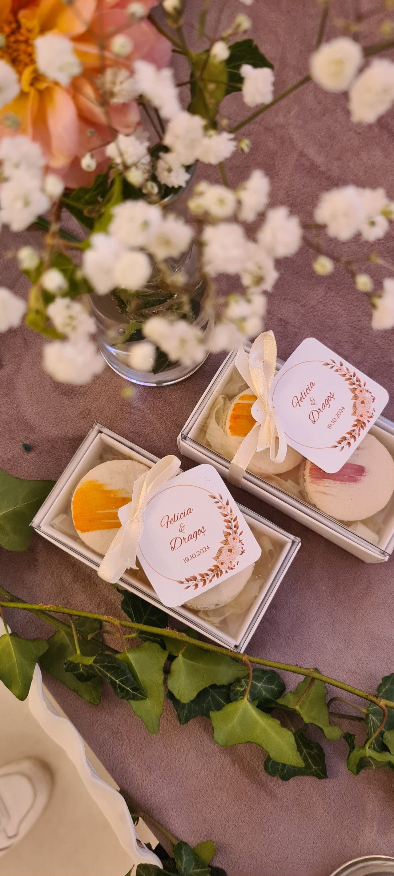 Macarons Mărturii Nuntă Petite Lala