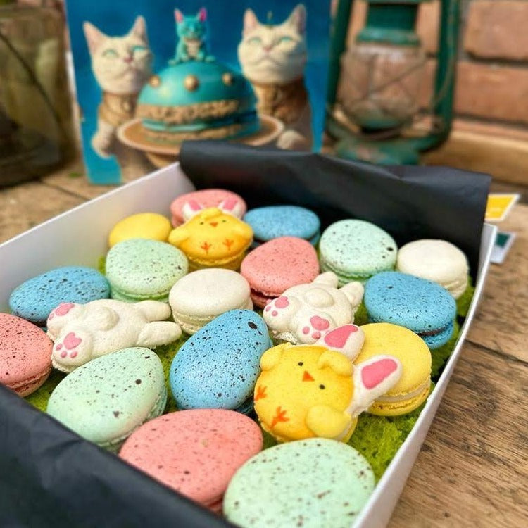 Box Macarons Paște