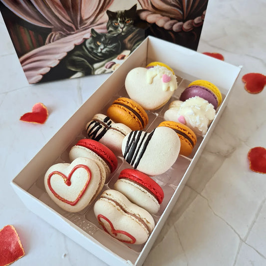 Box Macarons Îndrăgostiți