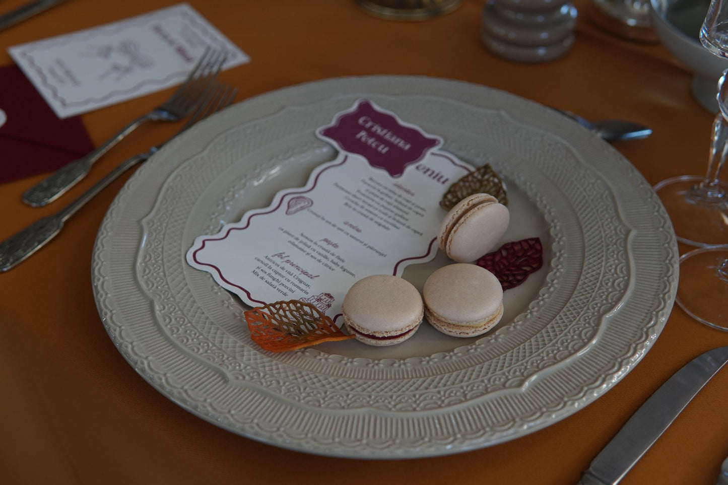 Macarons Mărturii Nuntă Petite Lala