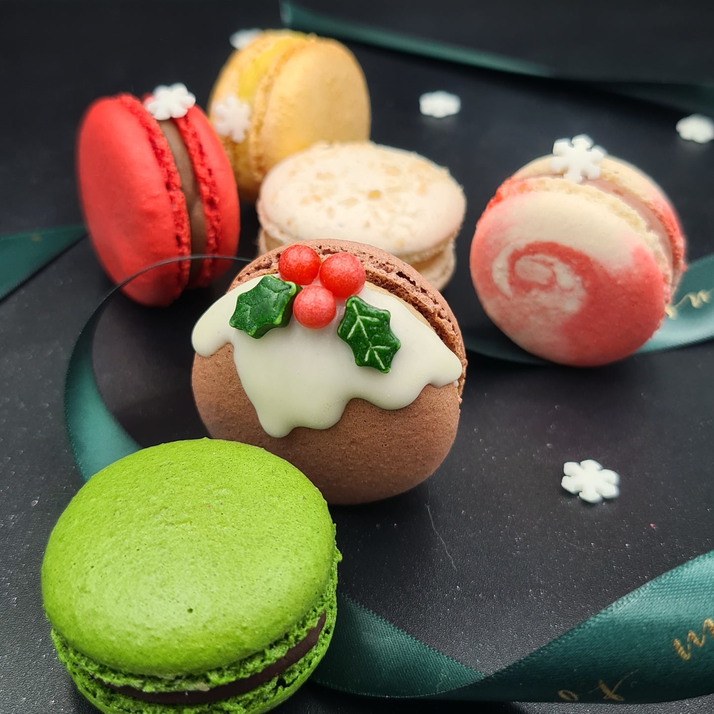 Box Macarons Crăciun