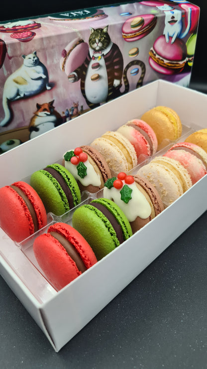 Box Macarons Crăciun